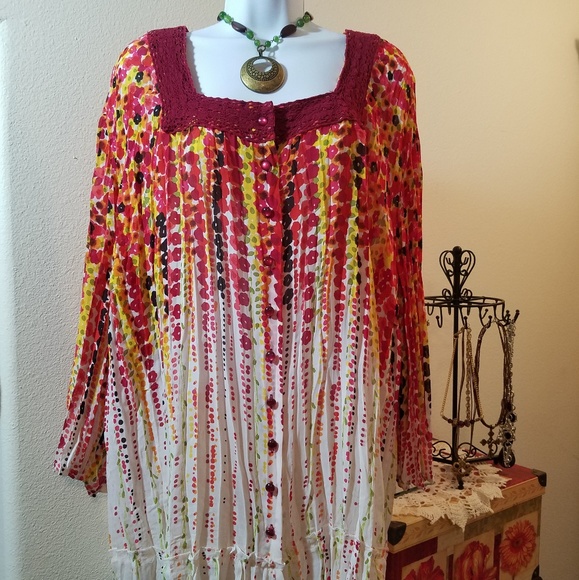 Maggie Barnes Tops - Maggie Barnes Pleated Career Blouse